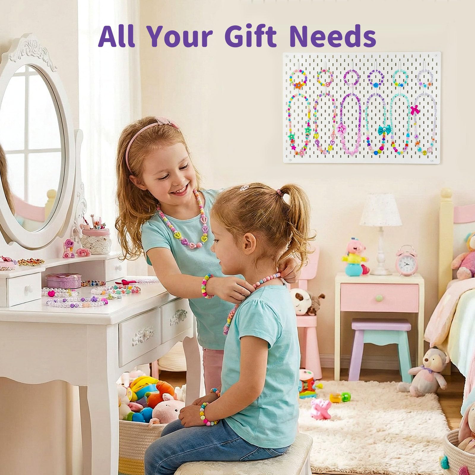 BigOtters colorful bead sets ideal for princess dress-up and role play