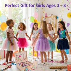 BigOtters girls jewelry elastic bracelet eases wear for kids with no assistance
