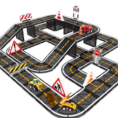 BigShu magnetic tiles road printing set highlights road-building play and magnetic connections for kids.