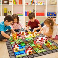 BigShu tiles feature rounded edges for safe mess-free play