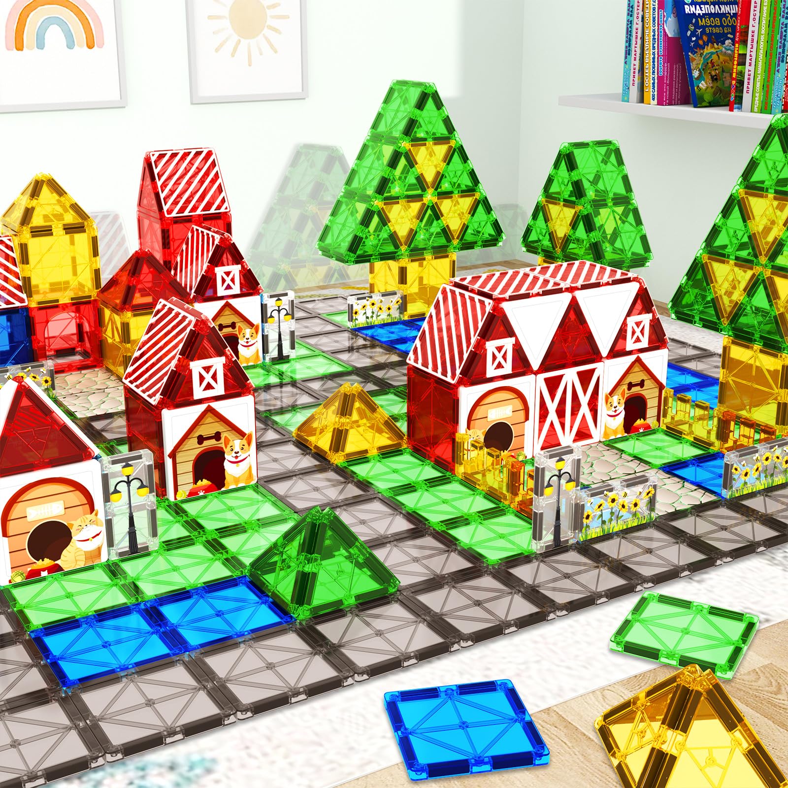 BigShu tiles with smooth edges ensure safe exploration and tactile feedback.