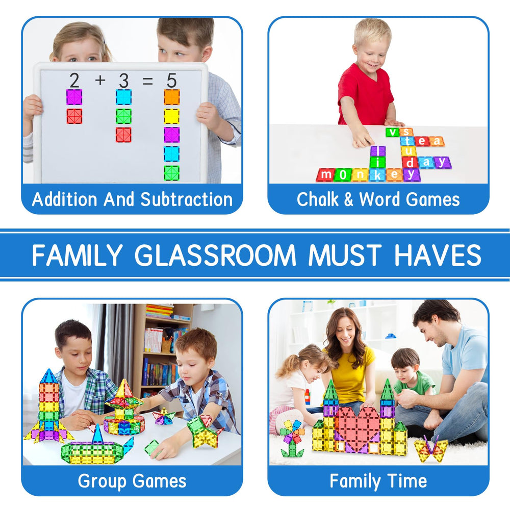 BigShu safe ABS magnetic blocks with rounded edges for worry-free exploration.