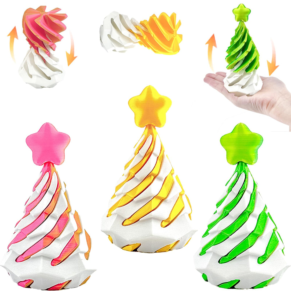 Bigted Spiral Cone Fidget Toy showing pyramid passthrough for focused, mindful breaks