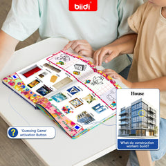 Biidi colors and shapes audio learning fosters multi-sensory engagement.