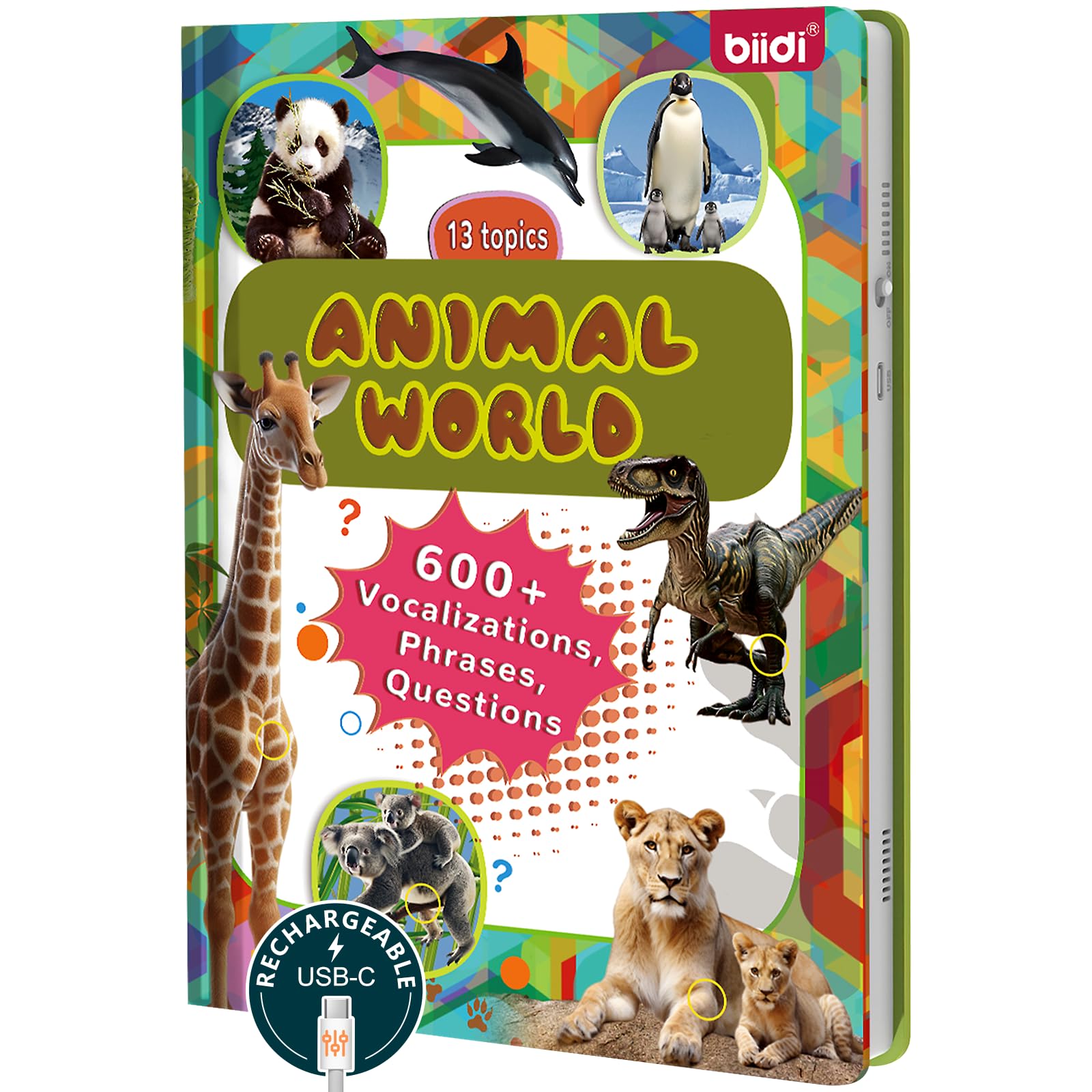 Biidi English Interactive Sound Book cover showing durable design for travel and play