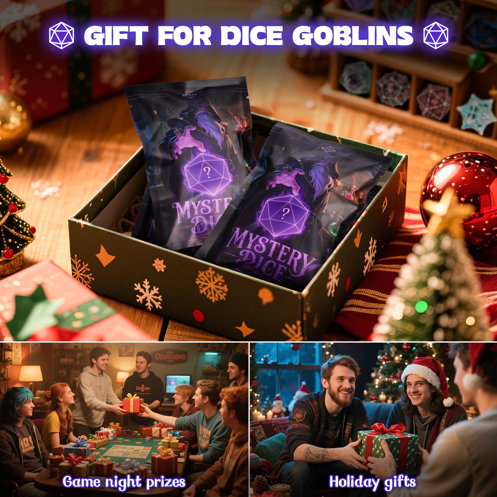 BiiSaa Velvet dice pouch keeps dice safe and organized.