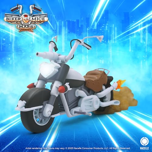 Biker Mice From Mars Martian Monster Bike stand supports stable posing and play