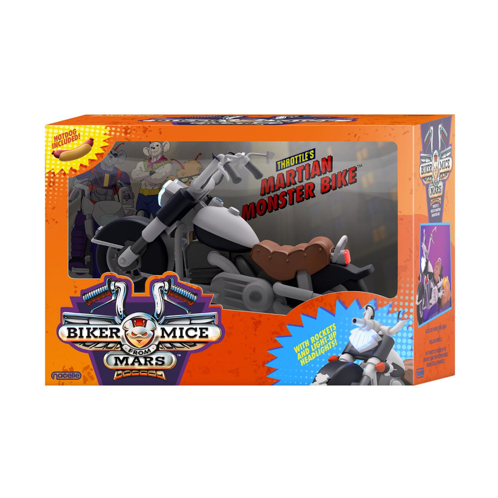 Biker Mice From Mars Throttle’s Martian Monster Bike display-ready pose