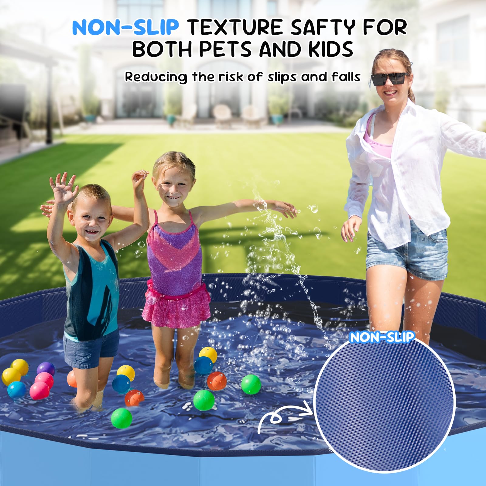 Bilibara PVC 5mm reinforced board keeps pool shape sturdy