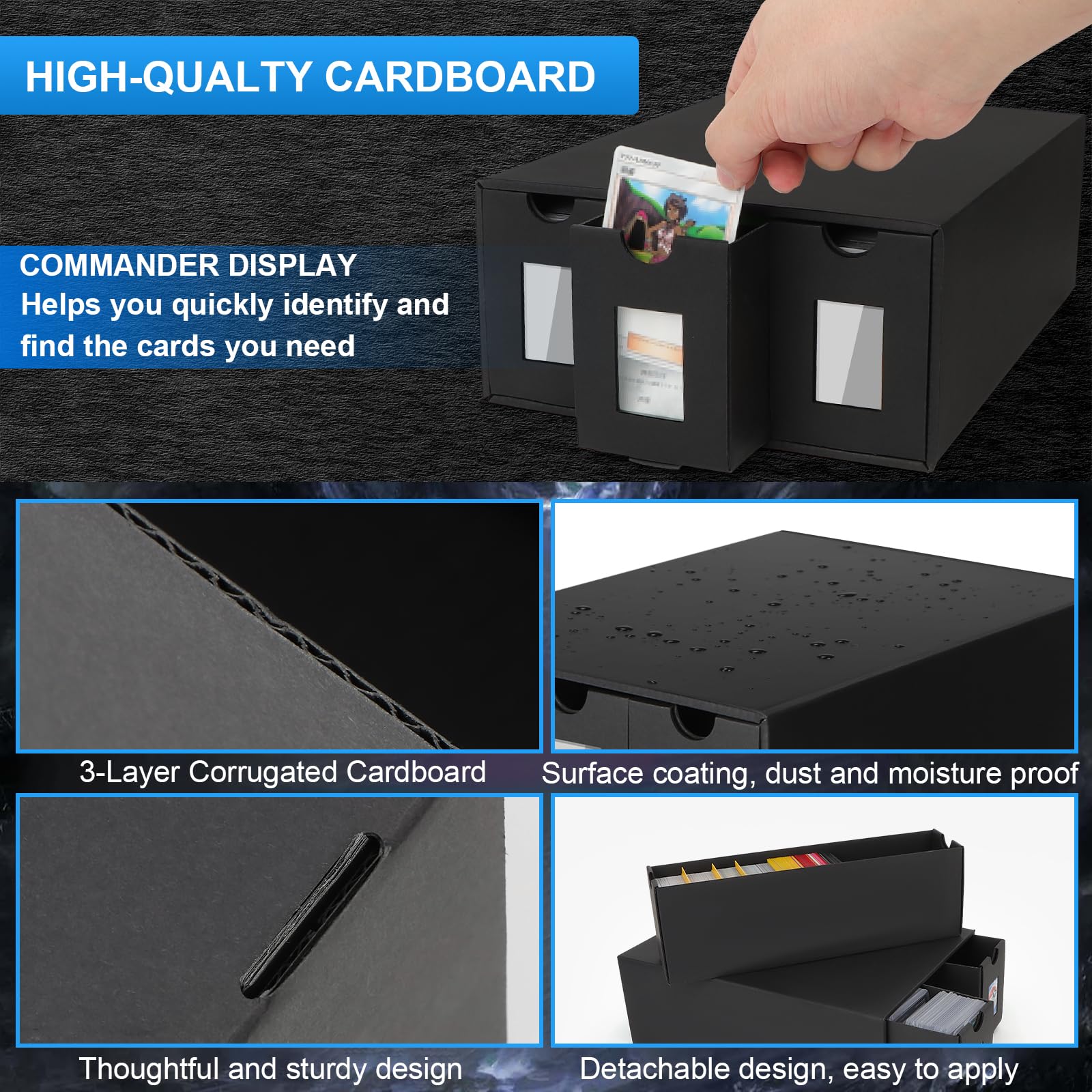 BILIPLE dust-protection design shields cards while keeping access easy.