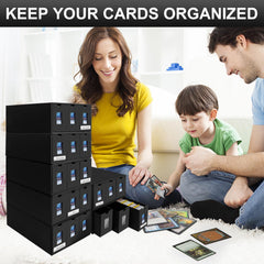 BILIPLE high-capacity storage holds thousands of sleeved cards.