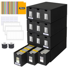 BILIPLE thickened card storage box showing rugged durability for large card collections