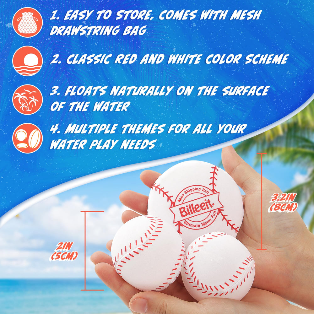 Billeeit ball and disc set ready for pool play, promoting family fun and coordination