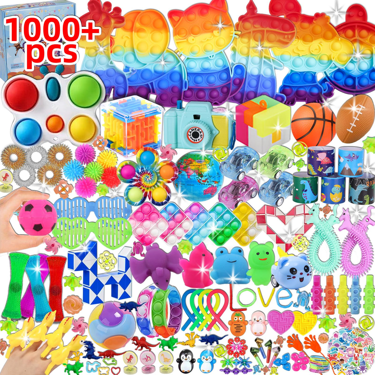 Billfull fidget toys bulk in 60 styles for kids and classroom rewards.
