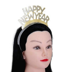BinaryABC Happy New Year headband adds festive sparkle under sunlight