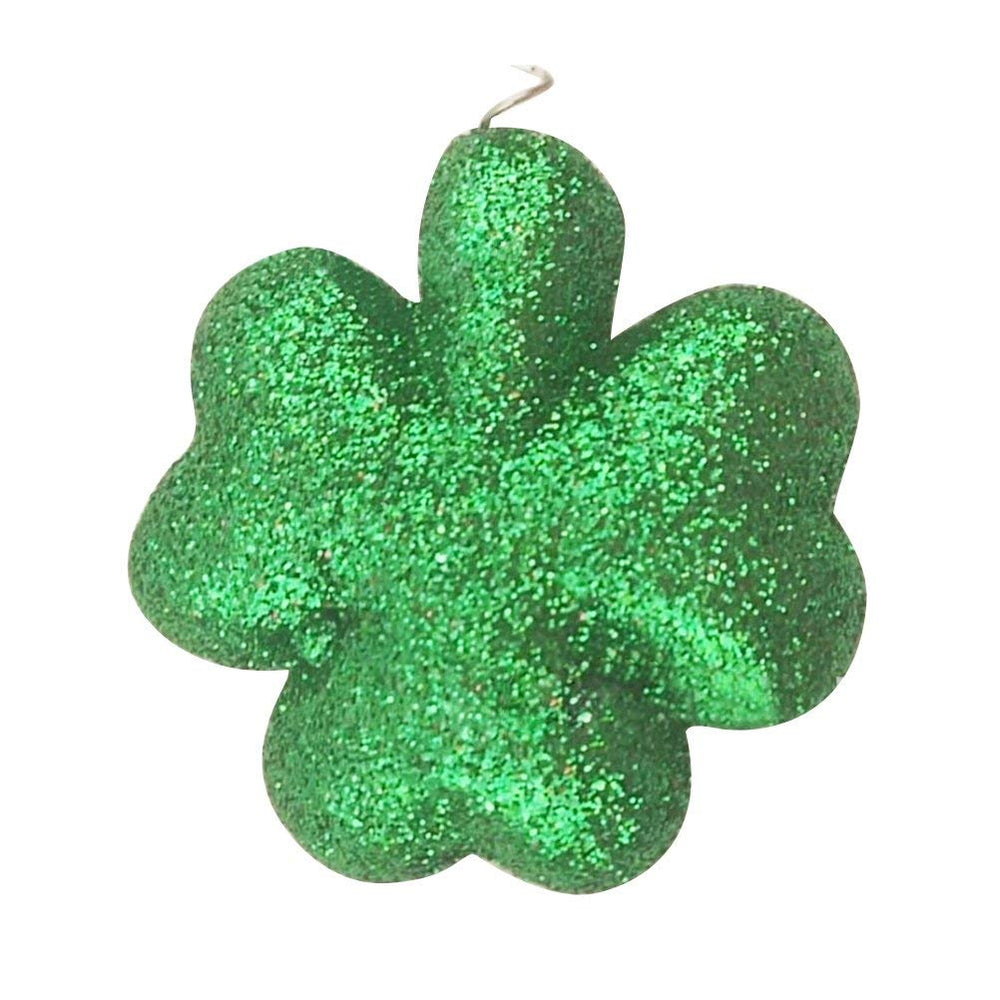 BinaryABC headband detail highlights crisp shamrock shapes and glitter texture