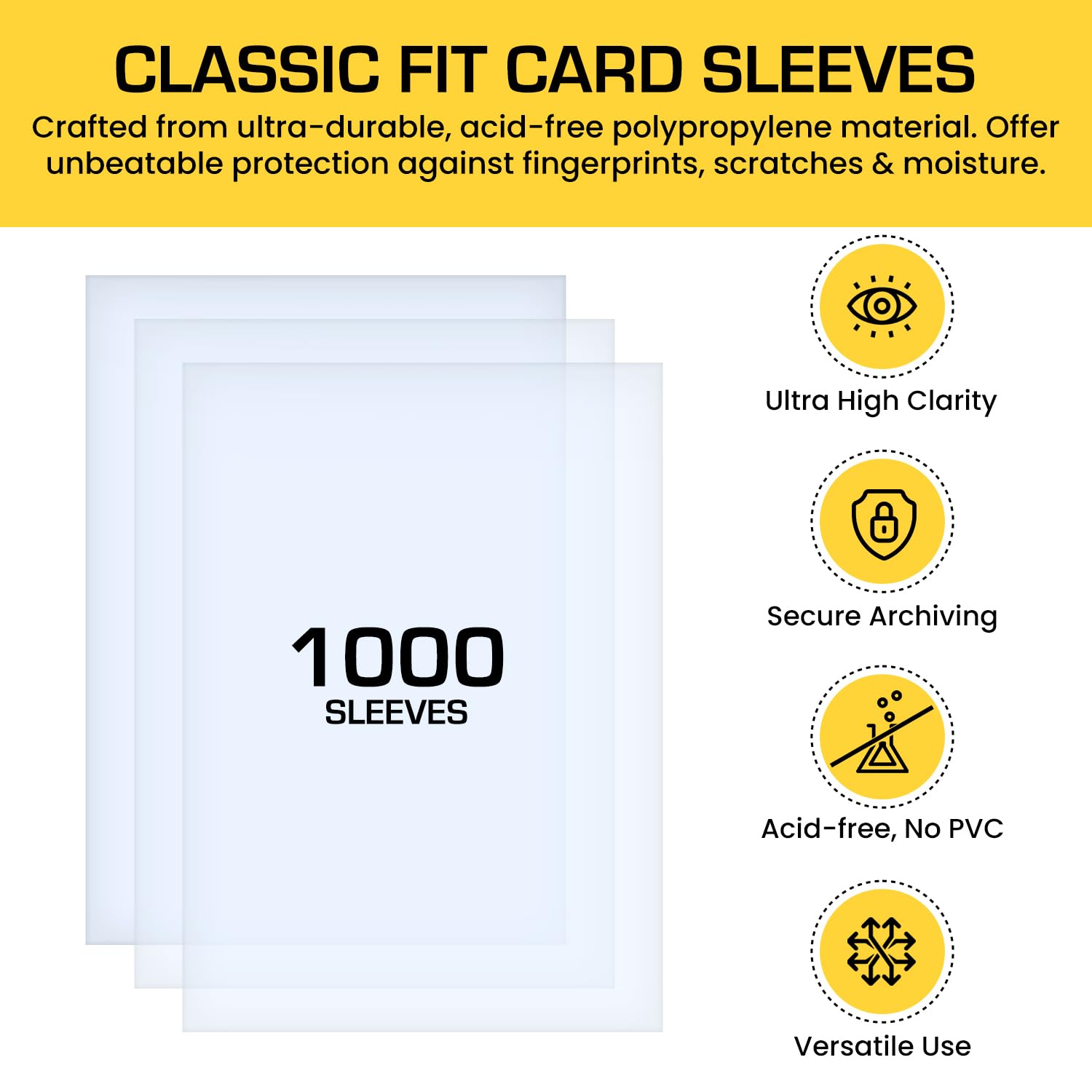 Bindrz acid-free non-PVC sleeves protect valuable collectibles without chemical contamination