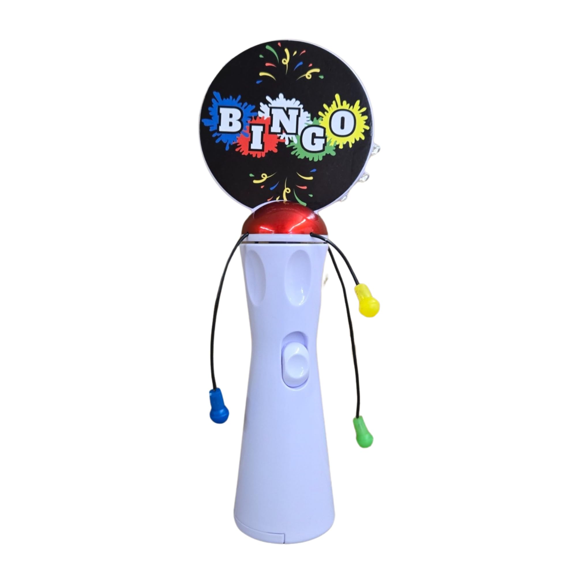 Bingo Boppers spinner wand Firework design boosts visibility during bingo.