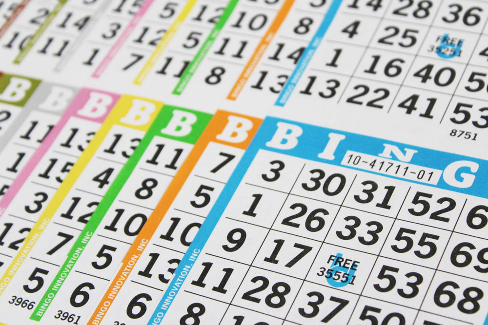 Bingo Innovation Bingo Books six faces per sheet enables 60 games per book