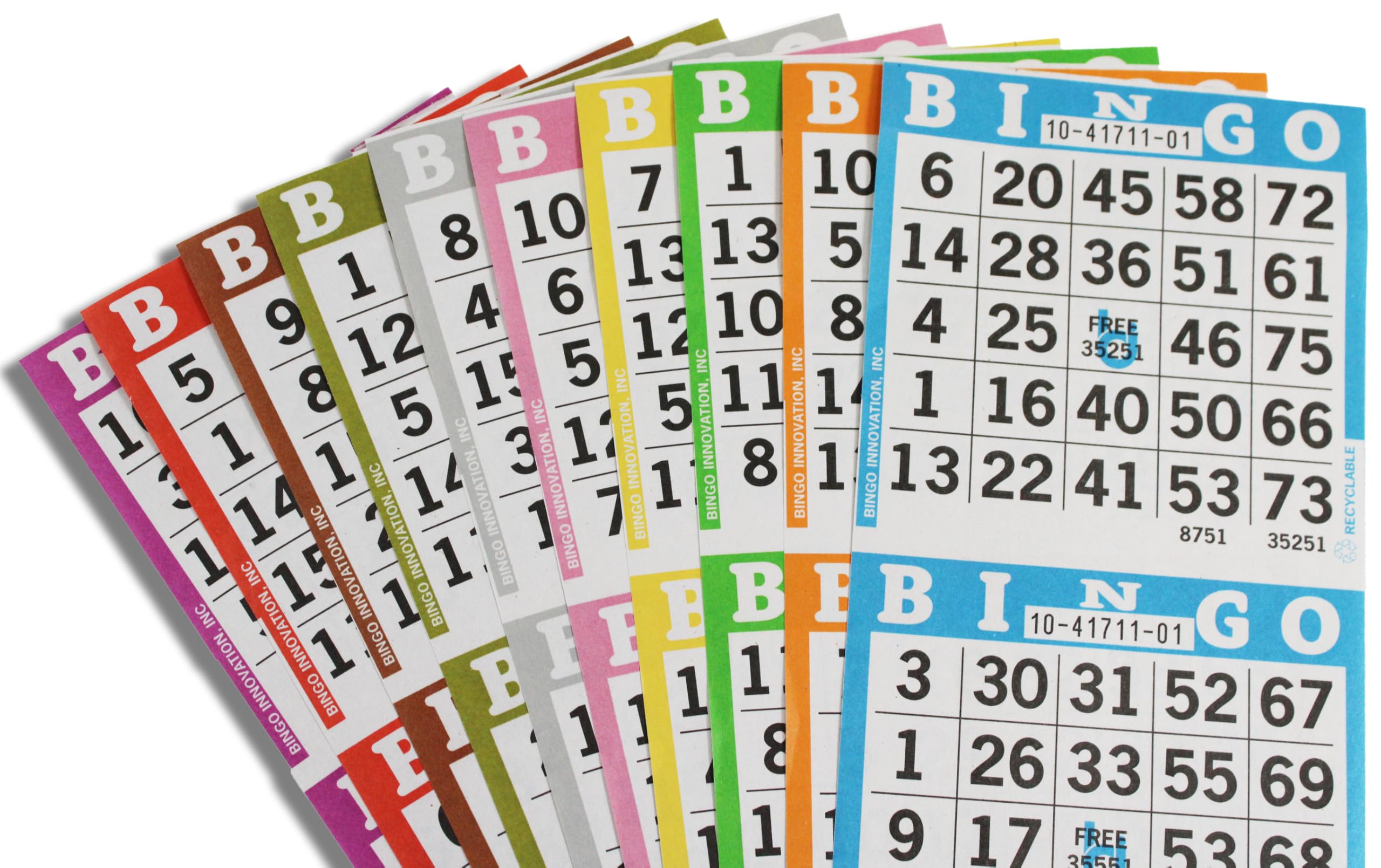 Bingo Innovation Bingo Books bulk packaging designed for large events and fundraisers