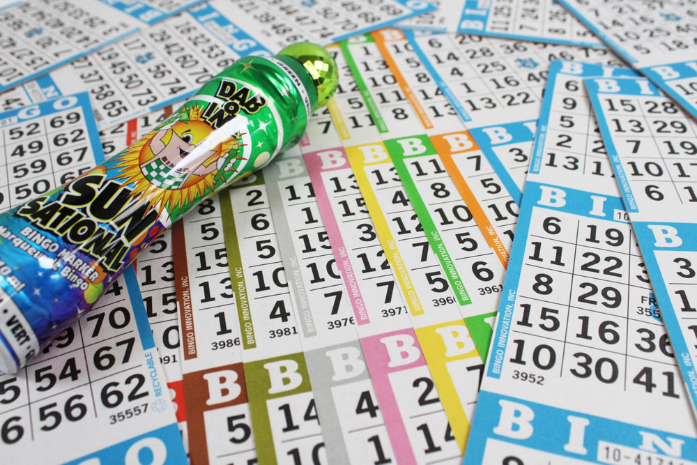 Bingo Innovation Bingo Books center space aids fast marking during rounds