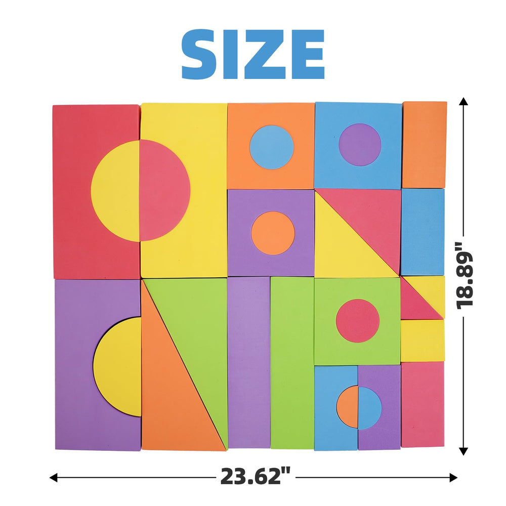 Bingyouth blocks used in a learning setup to boost spatial awareness.