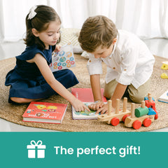 Binibi durable board construction supports shared reading and toddler handling.