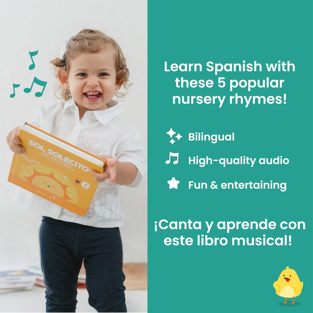 Binibi Cinco Lobitos page illustration encouraging playful learning