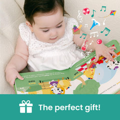 Binibi Spanish Musical Book illustration page supports relatable daily learning.