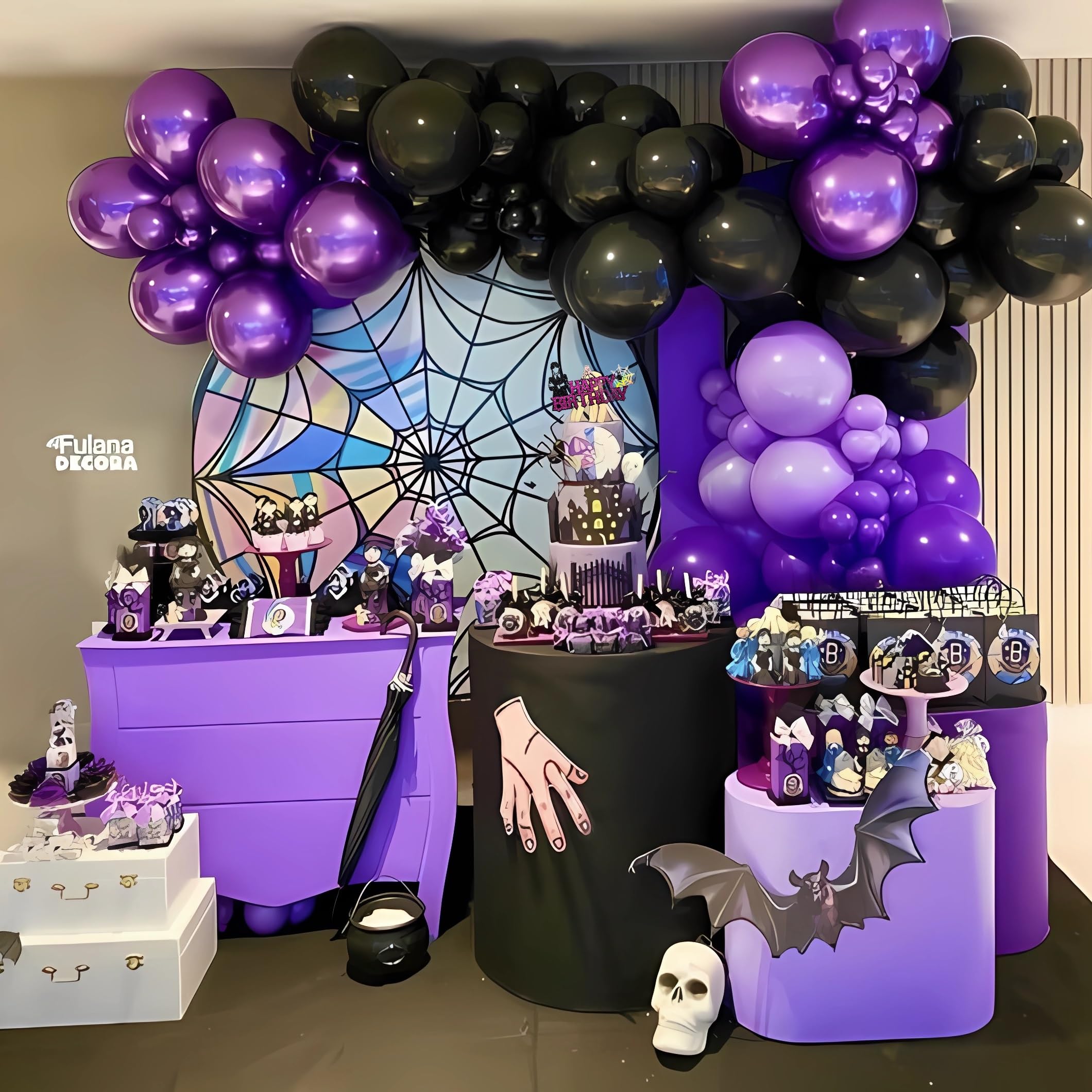Binjo Wednesday Topper party supplies ideal for themed celebrations.