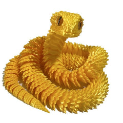Binvin 20.2-inch articulated snake suitable as a desk centerpiece and toy.
