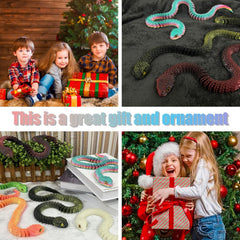 Binvin black blue 24-inch snake on display