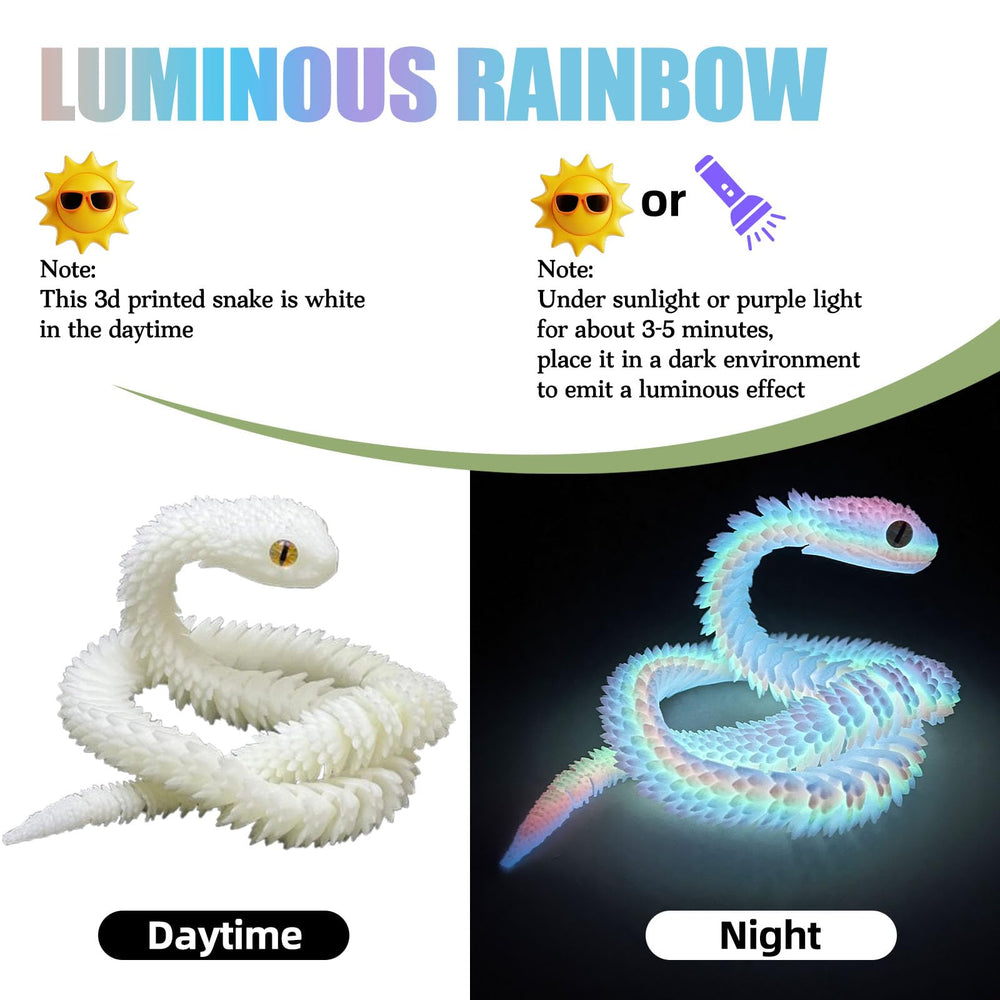 Binvin Snake Viper flexible pose options for creative play