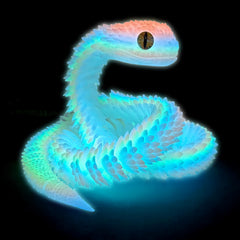 Binvin Snake Viper luminous rainbow 24-inch for vibrant desk display