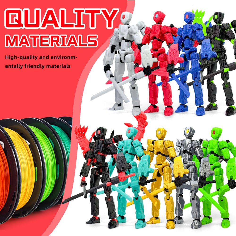 Binvin T13 desktop decor figure, side-angle view, ideal for shelf display.