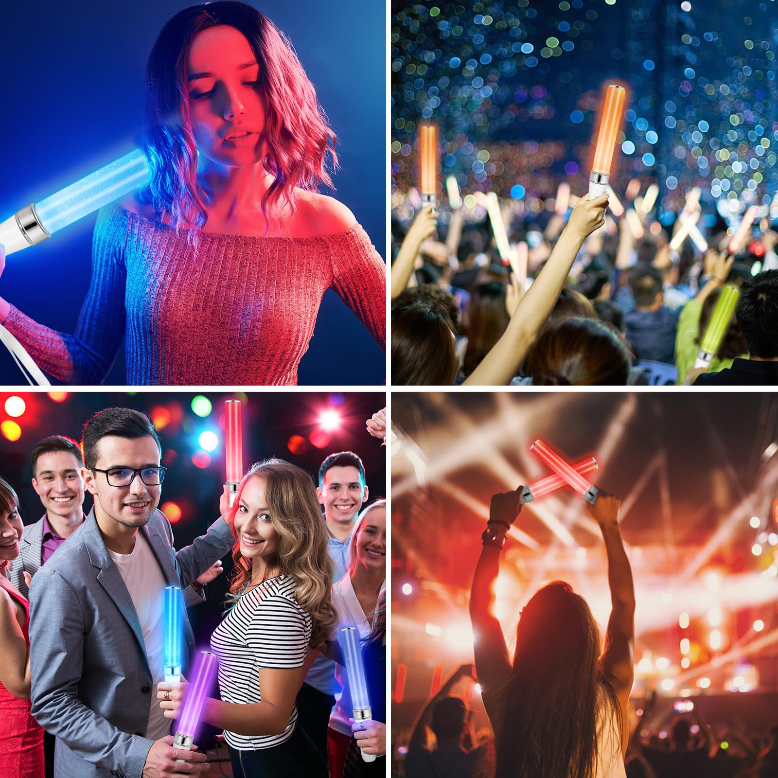 BINWO glow sticks ideal for concerts or emergencies with long-lasting glow