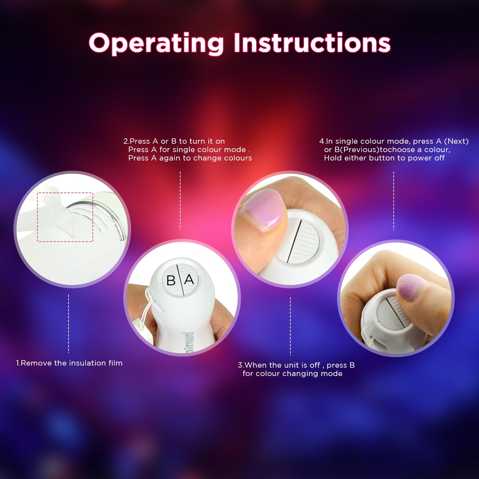 BINWO glow sticks feature a detachable lanyard for safe wearable use
