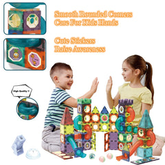 BINZKBB magnetic blocks offer sturdy, reusable components for endless creations