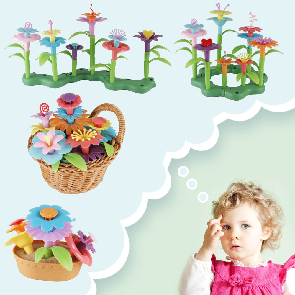 BIRANCO bright floral pieces in a bouquet-building set for gifting.