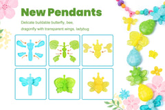 BIRANCO dragonfly bead figure with transparent wings inspires colorful projects.