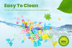 BIRANCO kid crafting with beading set provides screen-free fun.
