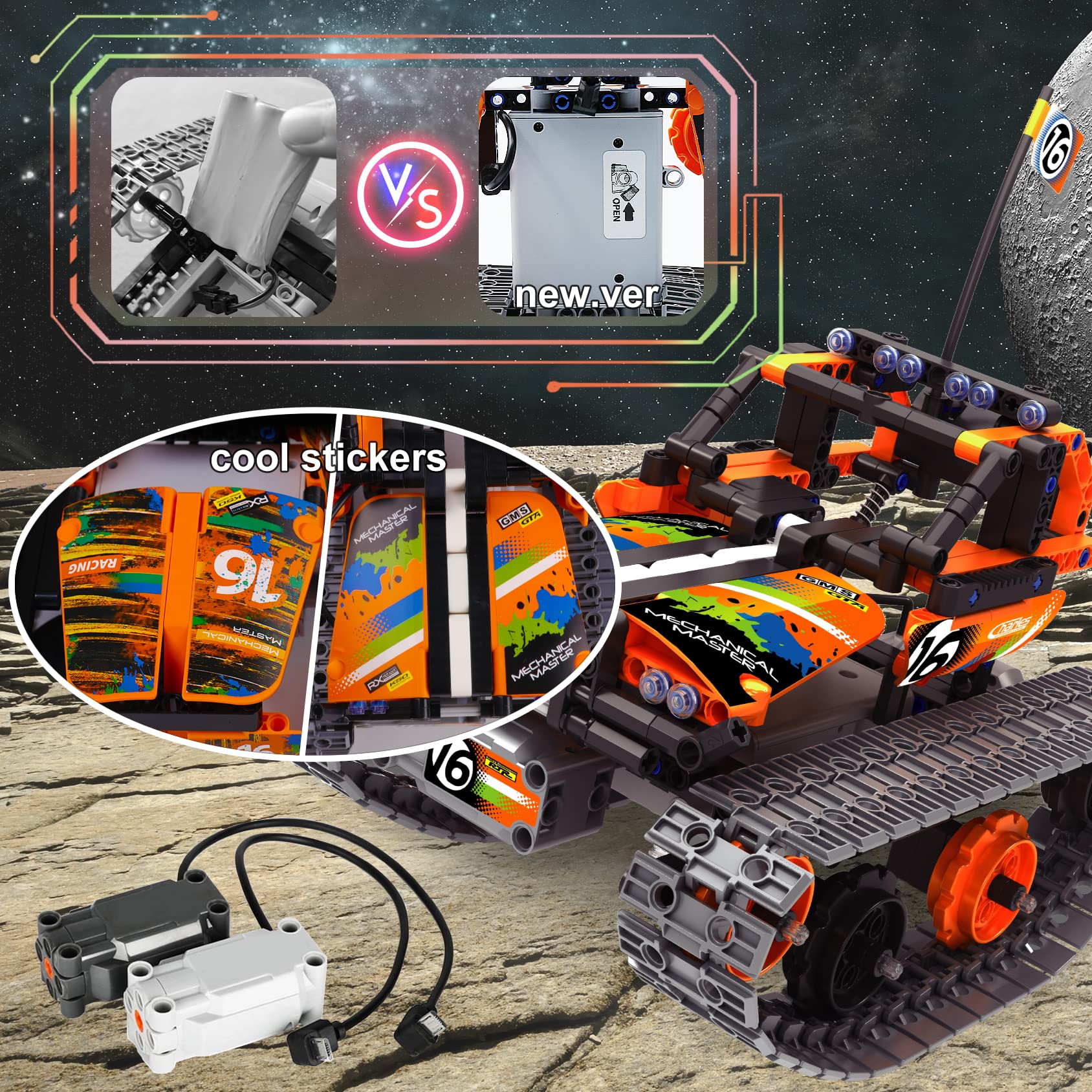 BIRANCO tracked system close-up highlights durable tracks for stability