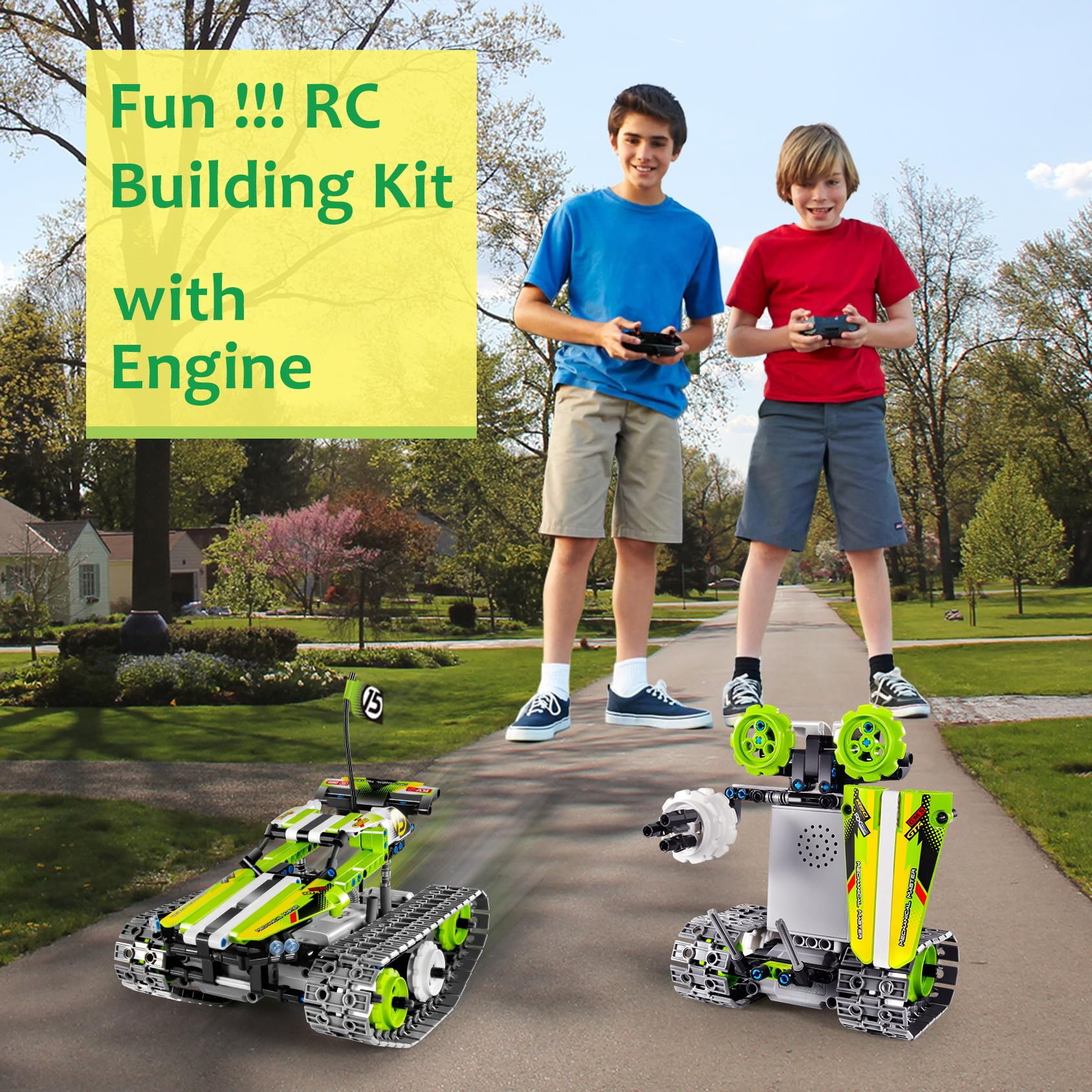Biranco tumbler robot model demonstrates dynamic movement during construction.