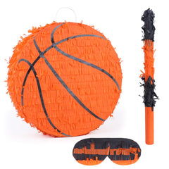 Birchio basketball pinata full view ready for party decor and candy release.