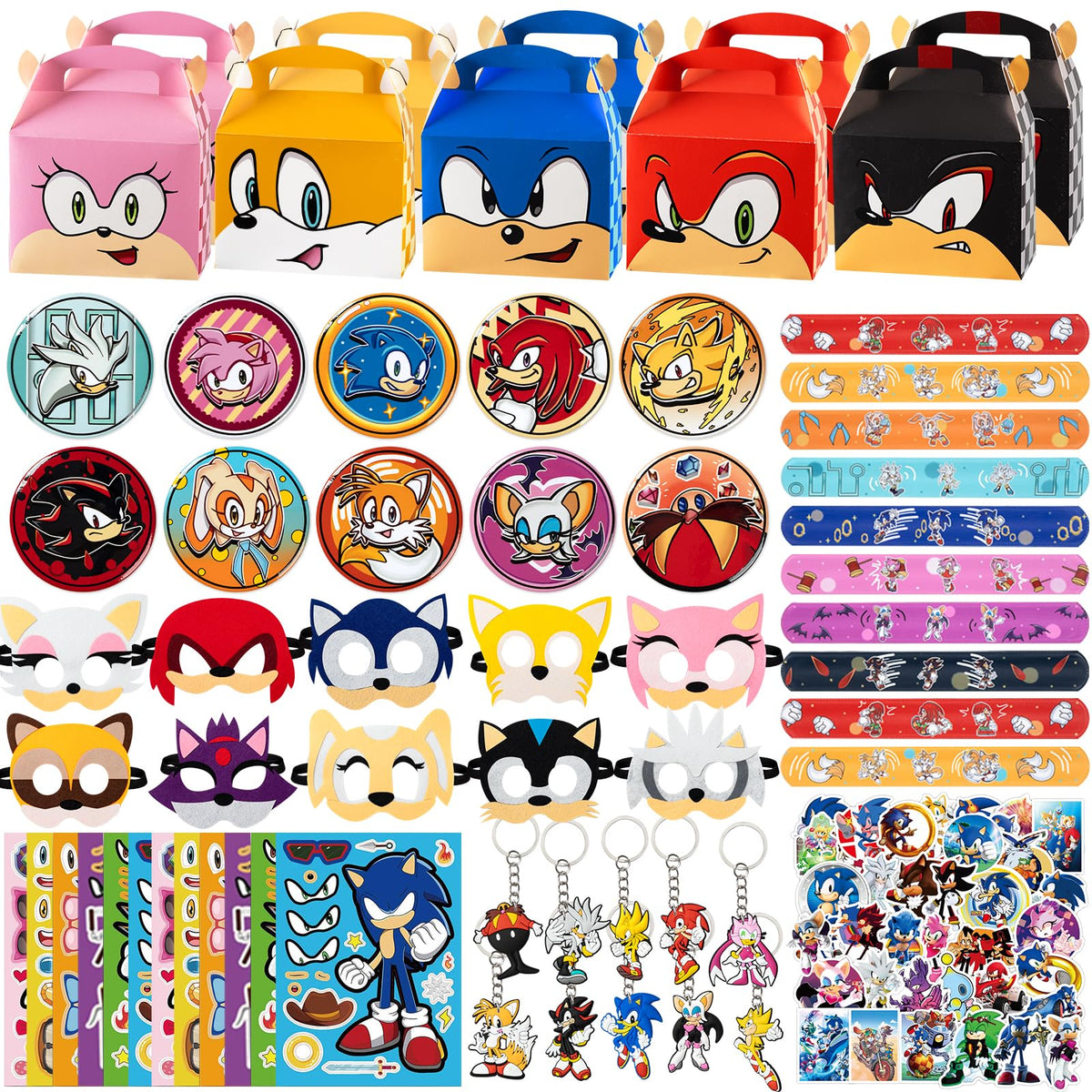 Birthday Party Supplies Kit pattern decorations add vibrant visuals for themed celebrations