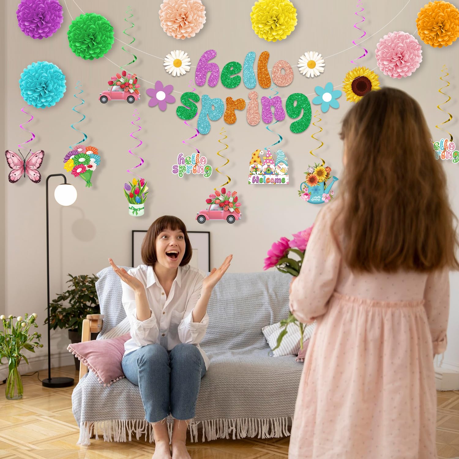 Biswiter Spring cutouts spark seasonal wall accents.