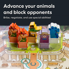 Bitewing Zoo Vadis table-setup image demonstrates compact 20-40 minute sessions for parties.