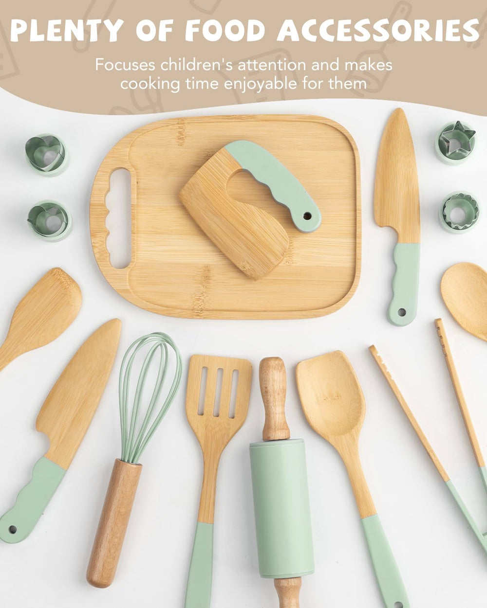 Biticolor baking cutter set adds fun shapes to pretend baking adventures