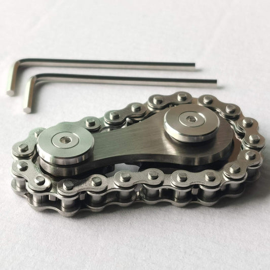 Bitopbi gear linkage fidget cube showing mechanical motion for concentration