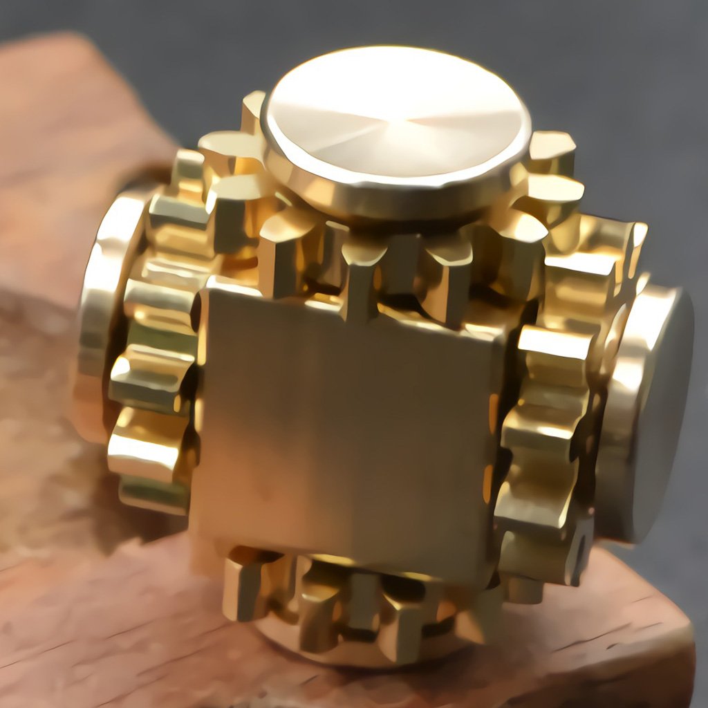 Bitopbi fidget cube oxidation patina adds character while you use it daily.